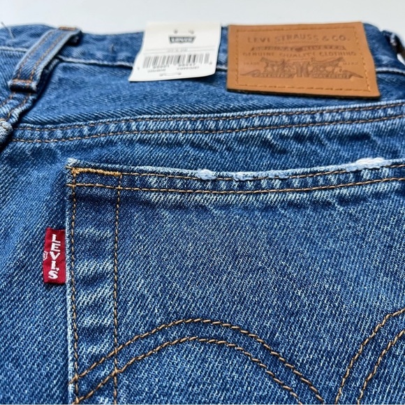 Levi's Premium Wedgie Straight Jeans Size 27 - Picture 8 of 13